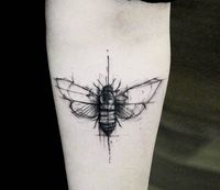 Tattoo photo - Fly tattoo by Kamil Mokot