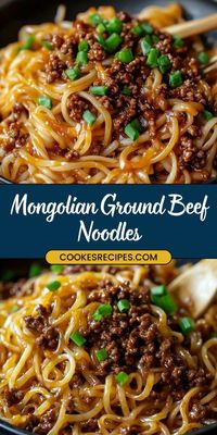 This Mongolian Ground Beef Noodles recipe is a quick and flavorful meal that brings together savory ground beef, aromatic garlic, and a rich, sweet-savory sauce with tender linguine. It’s perfect for a weeknight dinner that’s both satisfying and easy to make.