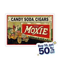 Decorate laptops, Hydro Flasks, cars and more with removable kiss-cut, vinyl decal stickers. Glossy, matte, and transparent options in various sizes. Super durable and water-resistant. Moxie is a brand of carbonated beverage. Moxie originated around 1876 as a patent medicine called "Moxie Nerve Food,"