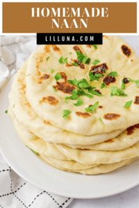 Discover the secret to creating the fluffiest naan bread right at home with our Lil'Luna Homemade Naan recipe! Perfect for dunking in your favorite curry dish or just enjoying as a tasty snack. You'll be the talk of the town when you serve this homemade bread to your guests. Are you ready to take your naan game to the next level? Click for the recipe!