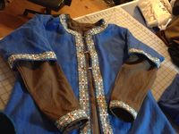 Viking kaftan with coordinating linen tunic  By: BadAss Garb