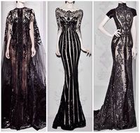 Gorgeous gothic black lace dresses #fashion Reminds me of Tim Burton