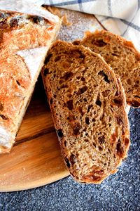 There's something really soothing and satisfying about freshly baked bread.  Even more so when you bake that bread yourself!  Dutch Oven Cinnamon Raisin Bread is the tastiest - and easiest! - bread you'll ever make. It's a good thing too, because you'll want to make this bread again and again!