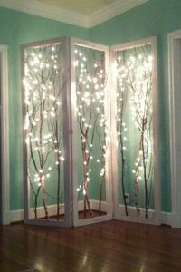 What a great way to add personality and mood lighting!