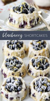 Learn how to make these delicious Blueberry Shortcakes! #blueberry #shortcake #dessert #recipe #shortcakes