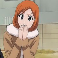 -bleach orihime and rukia matching caps. (2/2) 