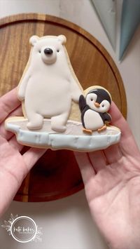 Sweetest little pair ❄️ Cutter available on my website and Etsy on May 1st! #polarbear #polarbearandpenguin #polarbearcookie #bearcookie #penguin #penguincookie #wintercookies #babyshowercookies #showercookies #customcookies #cookies #sugarcookies #designercookies #royalicing #royalicingcookies #royalicingart #royalicingsugarcookies #royalicingartist #cookieartist #cookiedecorating #cookiedecorator #cookiecutters #cookiesofinstagram #cookiesofinsta #cookiegram #cookiedecoratingvideo #cooki...