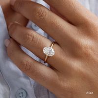 ✦ Main Stone Details✧ Shape: Oval Cut Moissanite✧ Weight: 2.10 CT I 3.40 CT ✧ Color: DEF(Colorless)✧ Clarity: VVS✦ Ring Details✧ Metal: Gold (10KT, 14KT, 18KT)✧ Metal Tone: Yellow, White, Rose