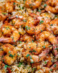 Easy Cajun Shrimp & Rice