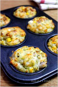 Savory Corn Cheese Muffins