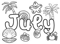 July Coloring Pages - Coloring Pages For Kids And Adults