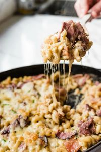 Comfort Pastrami Irish Mac and Cheese