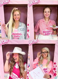 Rollerblade, Housewife, Western, and Teacher Barbie