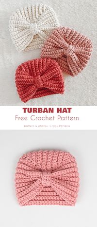 Baby Turban Free Crochet Patterns - Your Crochet