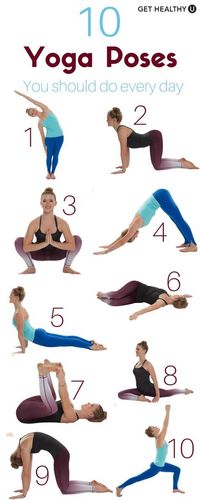 Check out our simple yoga workout! We've given you 10 yoga poses you should do every day. You can do these almost anywhere, at anytime, and you WILL feel amazing!