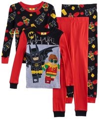 Boys 4-10 LEGO Batman 4-Piece Pajama Set