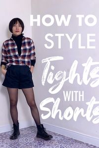 How to wear tights with shorts for fall-winter? Here are 4 cute tights outfits on how to style tights with shorts in the cold. With colder weather on the horizon, it’s time to accept reality and work those trusty tights into your wardrobe. Thanks to the versatile power of tights, you can wear almost any piece year-round—the trick is clever layering. Tights make your spring shorts outfits more appropriate by adding layers to keep you warm.