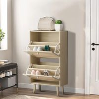 George Oliver 10 Pair Shoe Storage Cabinet & Reviews | Wayfair