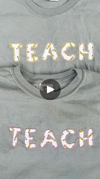 6.5K views · 1K reactions | THE LAST PART
•
Want to make this TEACH tee on your own?! My class & kit will be coming out soon!!✏️
•
Don’t have the time to make it? No worries, message me to place an order!!
•
I wish I could add so many more details into these reels. What questions do you have? 
•
#Embroidery #embroiderersofinstagram #embroider #embroideryart #embroidered #embroidelicious #embroiderydesign #embroideryhoop #embroideryartist #embroiderydesigns #embroiderylove #embroiderypattern #embroideryfloss #embroiderywork #handembroidery #handembroidered #handembroiderywork #handembroideryart #handembroiderydesign #handbroiderystitch #handembroideryartist #handembroided #handembroiderypattern #dmcfloss #dmcthreads #dmccrafts #embroiderytutorial #handembroiderytutorial #teacherlife #teache