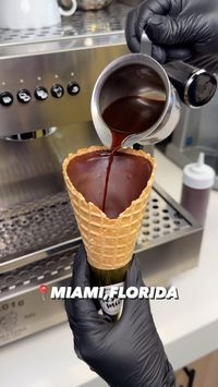 PeakACity | The REAL Foodie Finds of Miami Pt 113 Have you ever tried a coffee cone because let me tell you guys this delicious coffee experience is... | Instagram