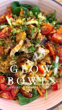 Glow Bowls with Curry Vinaigrette in 2022 | Healthy bowls recipes, Cooking recipes, Healthy cooking