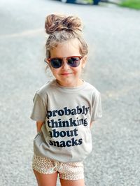 The perfect tee for your little snack lover! Available in 2 colors, sizes infant up to YXL. Fit- true to size, unisex sizing. Screenprinted on Bella. ETA- 3 weeks.