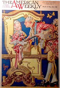 The American Weekly, Easter (March 28, 1948) by J.C. Leyendecker