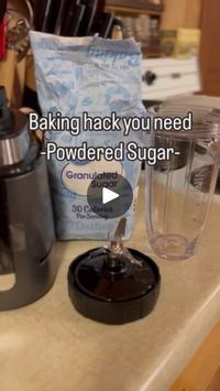 9.6K views · 4.3K reactions | Powdered sugar - the easy hack 

Who knew it was this easy!

Tell me below are you going to try it?!? 

#homesteadingskills #kitchenhacks #pantrystaples #fallbaking #bakingfromscratch #bakingtips #homemaker #homemakertips #homesteadinglife #homesteadingskills | Samantha Lilly | Homesteading + Sourdough