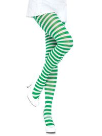 Nylon Striped Tights• Fit Guide: See Sizing Tab Above• Care: Hand Wash & Drip Dry• Brand: Leg Avenue• Country of Origin: Imported