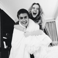 Sabrina Carpenter and Peyton Meyer