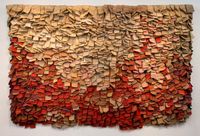 Olga de Amaral PAISAJE A - 1976 Wool, horsehair 72 x 120 inches