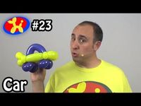 Two Balloon Car - Balloon Animal Lessons #23 - YouTube