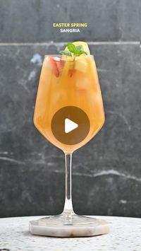 39K views · 3.1K likes | Everyday Cocktail on Instagram: "This is my second choice for spring Easter sangria! 🍹 🐣🐰It’s a very delicious and refreshing cocktail, perfect for your Easter brunch party. Make sure you batch this and let it sit for 24 hours before consuming for perfect taste. 😋🌼

Recipe: 

1 cup pineapple 🍍
1 cup strawberries 🍓
1 cup green grapes 🍇
1 lemon sliced 🍋
1/4 cup Grand Marnier 🍊
1/3cup peach schnapps 🍑
1 bottle Pino Grigio 🍷

Enjoy your Easter brunch! 🌷🐣 Cheers! 🥂 Let the fruity celebration begin! 🎉

#alcohol #bar #bartender #bartenderlife #cocktailrecipe #cheers #cocktail #sangria #pineapple #strawberry  #wine #pinogrigio"