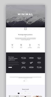 Minimalist modern landing page website design layout template inspiration for UI UX. #landingpage #websitedesign #uiux #template . #Design_De_Configuration #Mise_En_Page_Web #블로그_디자인 #Design_Sites