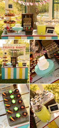 Farmer's Market Themed Birthday Party