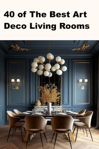 Searching for a way to add a touch of vintage charm to your living room? Discover the timeless appeal of Art Deco with these 40 stunning living room designs that perfectly blend classic elegance with modern comfort.Bored with your current living room setup? Inject some excitement and personality into your space with these 40 Art Deco living room ideas that will transform your home into a true work of art.