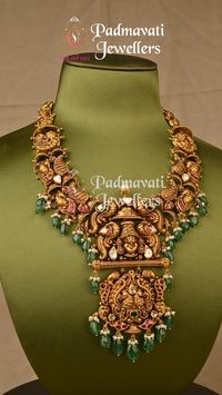 Celebrate tradition with a divine temple-design gold necklace. A timeless treasure that echoes heritage and artistry. ✨  Our New Store: Jubilee Hills Road No. 45, Hyderabad ✨  (Temple gold necklace, traditional jewellery, divine design, handcrafted gold, heritage artistry, cultural charm, timeless elegance, statement necklace, gold treasures, luxury gold jewellery, artistic craftsmanship, radiant gold, exclusive collection, jewellery inspiration, refined design, traditional elegance, temple-inspired jewellery, heritage treasures, golden glow, Indian craftsmanship)