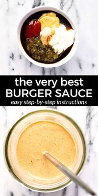 The Best Burger Sauce Ever