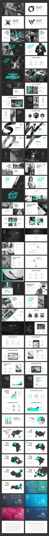 PORTFO Keynote Template by Angkalimabelas on @Creative Market