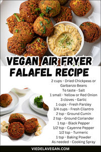 Creating a perfect vegan falafel can be challenging. Getting the right texture and flavor while keeping it healthy is tricky. This vegan air fryer falafel recipe provides a solution. It offers a healthy, crispy, and delicious alternative to traditional frying. By following this recipe, you save time and reduce oil intake. Save this pin to try later. Enjoy easy, healthy, and tasty vegan falafel without the hassle.