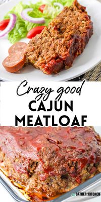 This easy Cajun meatloaf is the perfect weeknight dinner idea. A great twist on classic meatloaf.