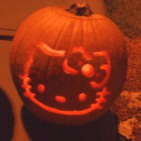 Hello kitty pumpkin