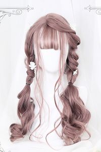 SKU: LIN00250 Fabric:High Temperature Wire Style types: Sweet Lolita Season: Spring, Summer, Autumn, Winter Notice: Any of the accessory is not included. Wig Length: 60-65CM.