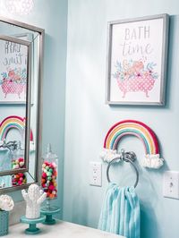 Little Girl Bathroom Reveal