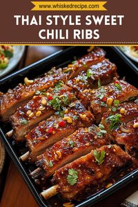 Looking for a holiday party centerpiece? Try these Thai Sweet Chili Ribs! Tender ribs with a sticky glaze—simple to make, impossible to resist.