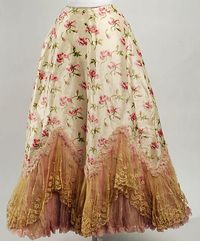 fashionsfromhistory:  Petticoat 1895-1898 French MET