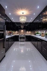 Black luxury kitchen