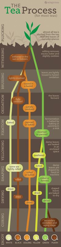 The tea process- simplified...via: