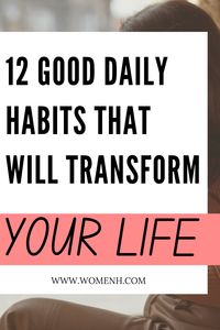 Changing your daily routine can help you become more productive, organized, and happy. Daily habits to become that girl| Girl boss daily habits|How to better yourself|
good daily habits to improve your life | daily habits of successful women | good habits | healthy habits to change your life | become a better you | self improvement tips|personal development | personal growth | how to improve your life | life changing habits| productive habits for 2024| Habits of successful people