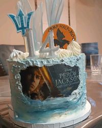 Percy Jackson birthday cake🌊🔱🏛️